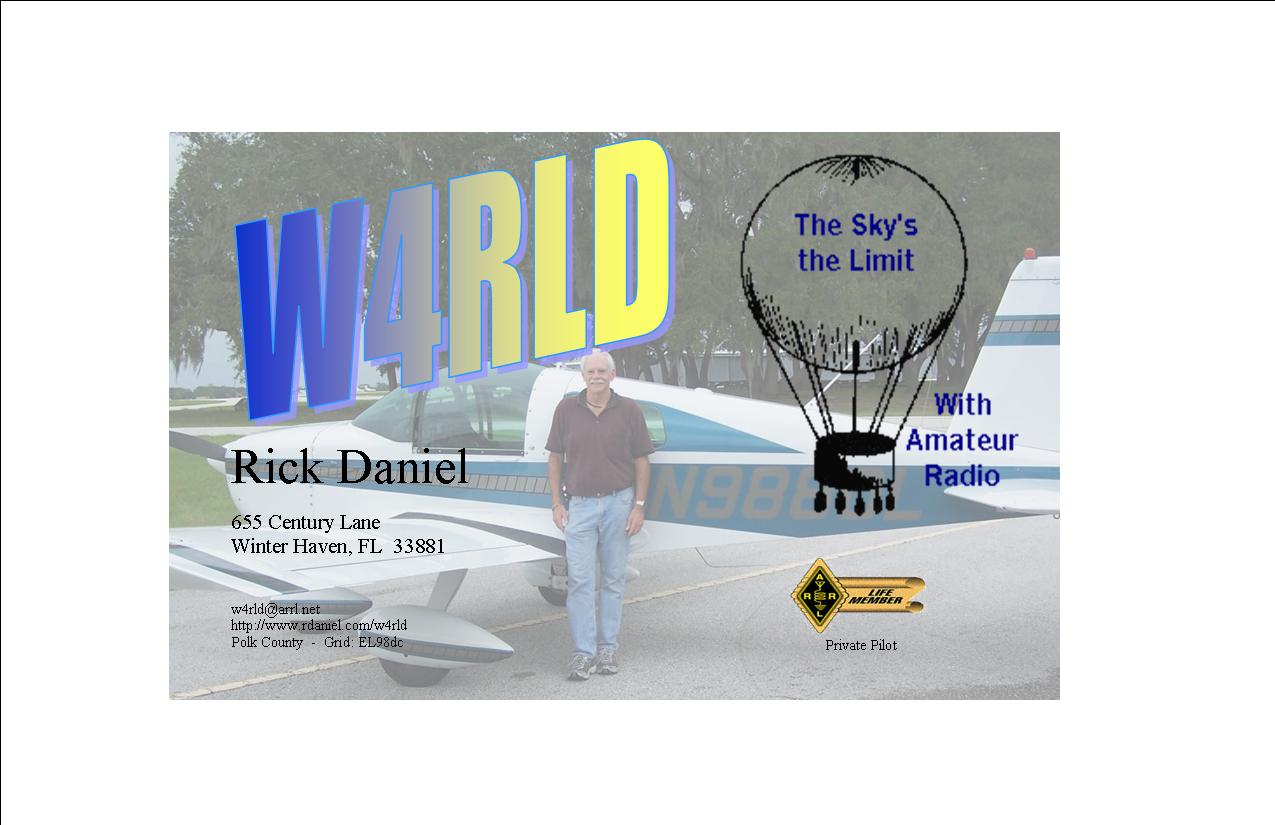 W4RLD QSL CARD